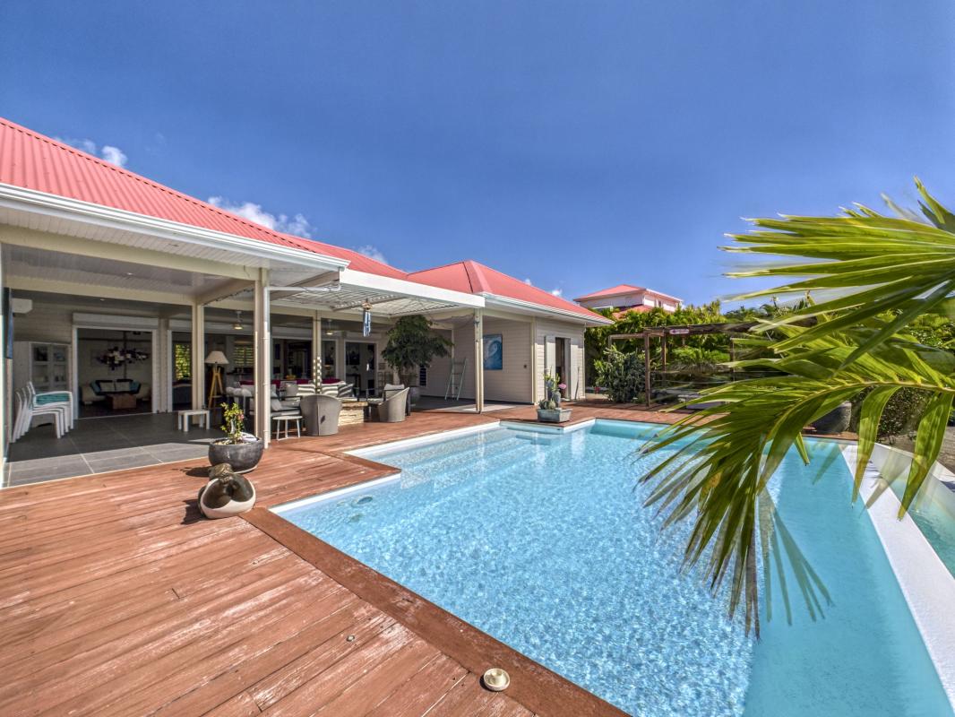 9.Location Villa piscine vue mer Saint François Guadeloupe_piscine